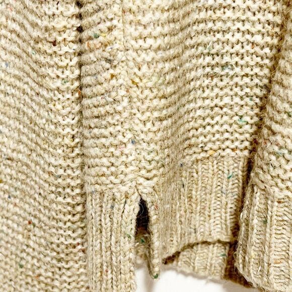 Madewell Flecked Wide Sleeve Alpaca Silk Chunky Knit Sweater Sz XS - Picture 8 of 11